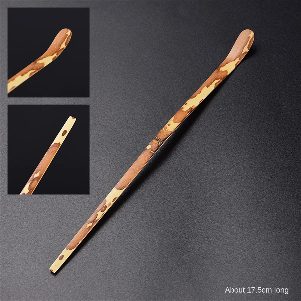 Tea Ceremony Tool Round Tea Ceremony Accessories Without Burr Tea Separation Bamboo Tea Needle Coffee Tea Stirring Spoon Tea Set