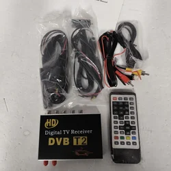 In Car Digital TV DVB-T2 MPEG-4 Digital TV Dual Tuner Receiver Box Tuner for Car for Android 4.4/5.1/6.0/7.1/8.0/9.0/9.1/10.0