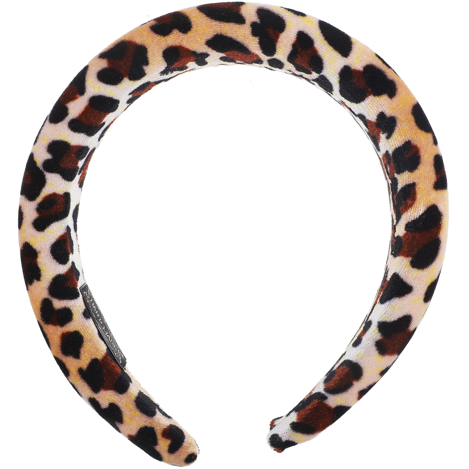 

Leopard Sponge Headband Charming Headbands for Short Hair Print Pattern Flannel Female Decor