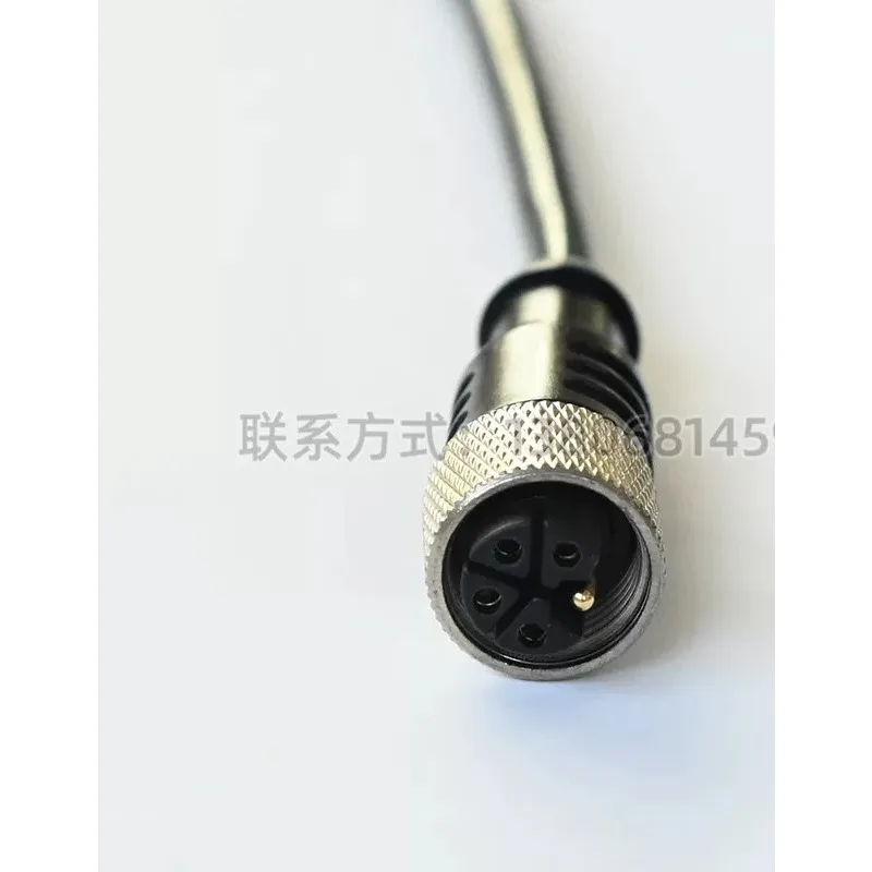 M12 connector waterproof aviation K type female plug L type male plug in line sensor male female head injection molding cable