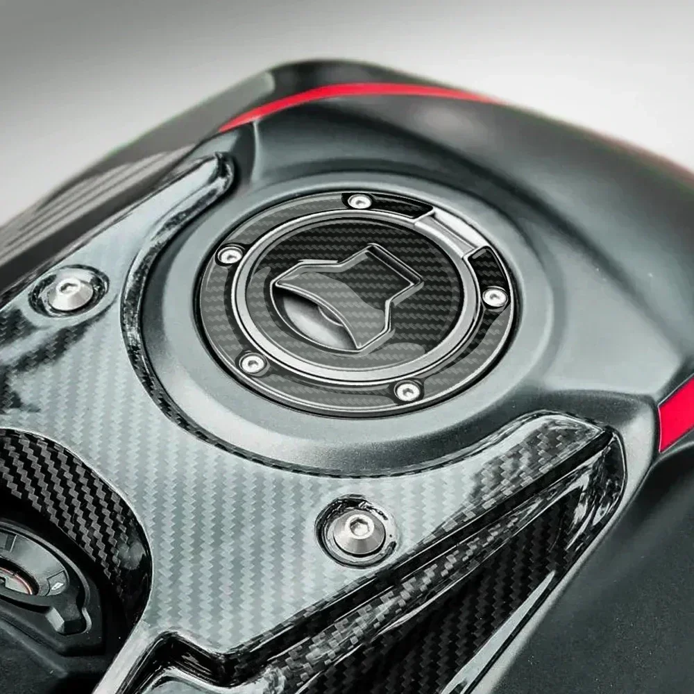 3D Carbon Look Motorcycle Fuel Cap Cover Decal Sticker For Honda CB500F CB500FA CB500X CB500XA 2013-2018