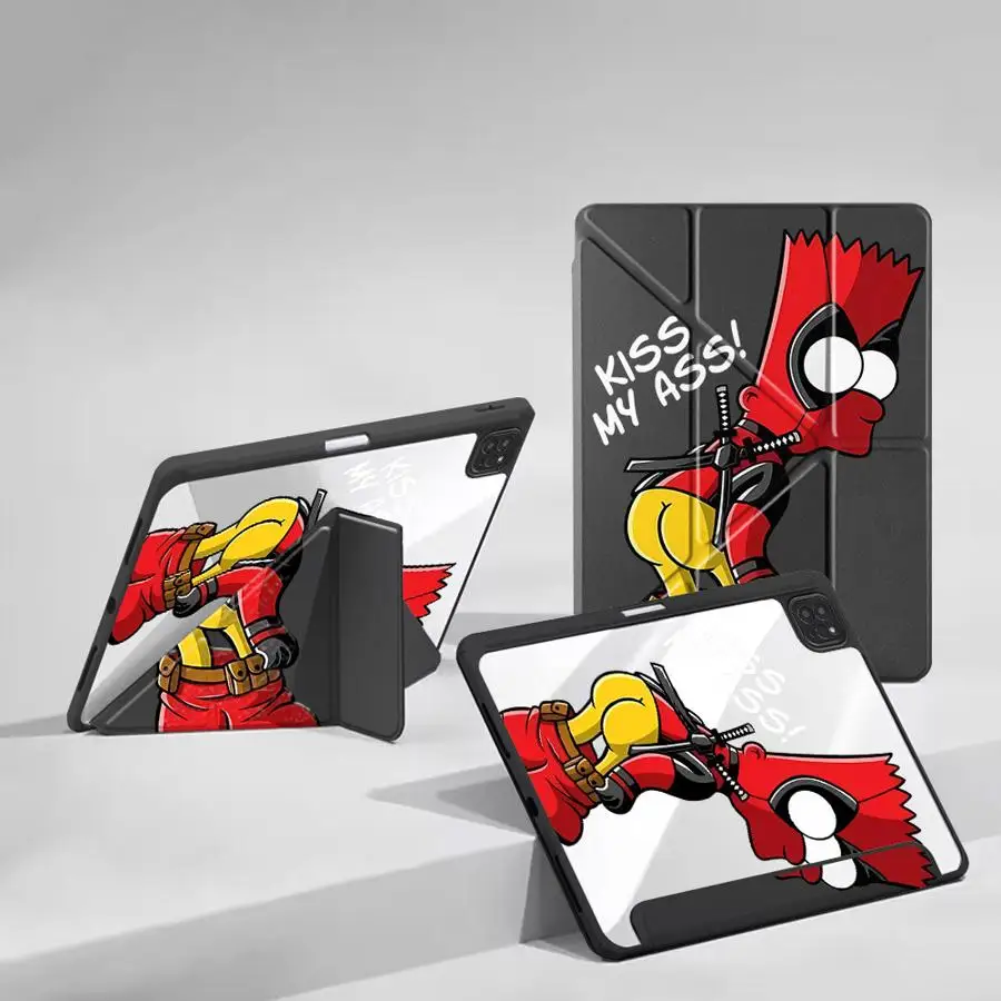 

Милый чехол-держатель «Симпсоны» для планшетов iPad Air 4, 5, M3, M2, 1, 2, M4, 11 дюймов, Pro 11-го, 10-го, 9-го, 8-го, 7-го поколений, 12.9 дюймов Pro 2025