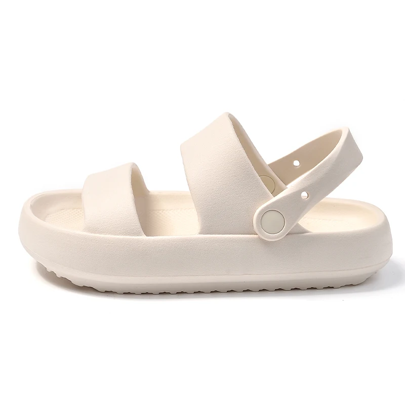 Summer Women Thick Platform Slippers Beach Eva Flip Flops Soft Sole Slide Sandals Leisure Men Ladies Indoor Bath Anti-slip Shoes