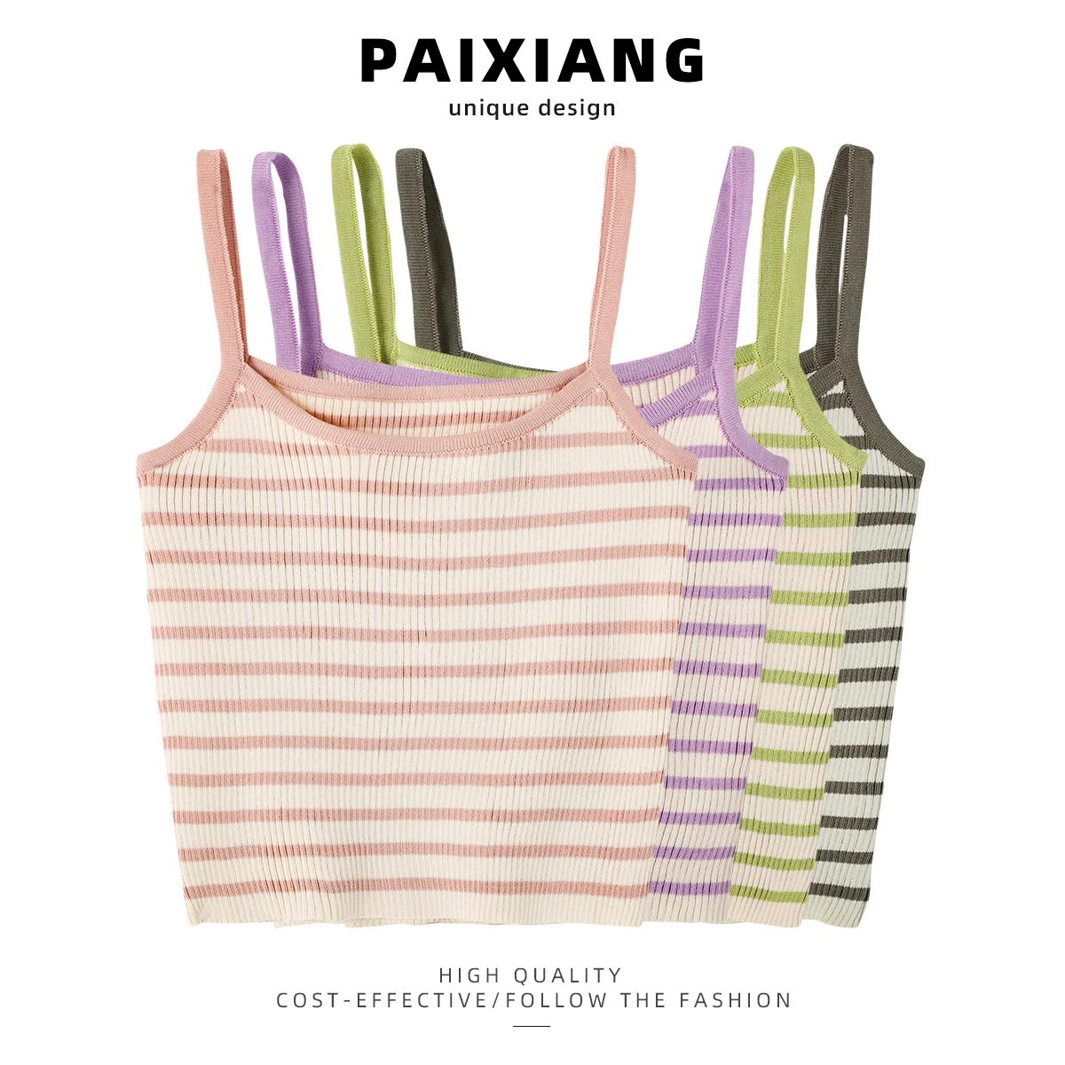 ستايل حلو وحار - توب نسائي بدون أكمام - وصول جديد لفصل الصيف - صديري بدون ظهر - أنيق وشعبي - حصري للبيع عبر الإنترنت - أكمام ... #1