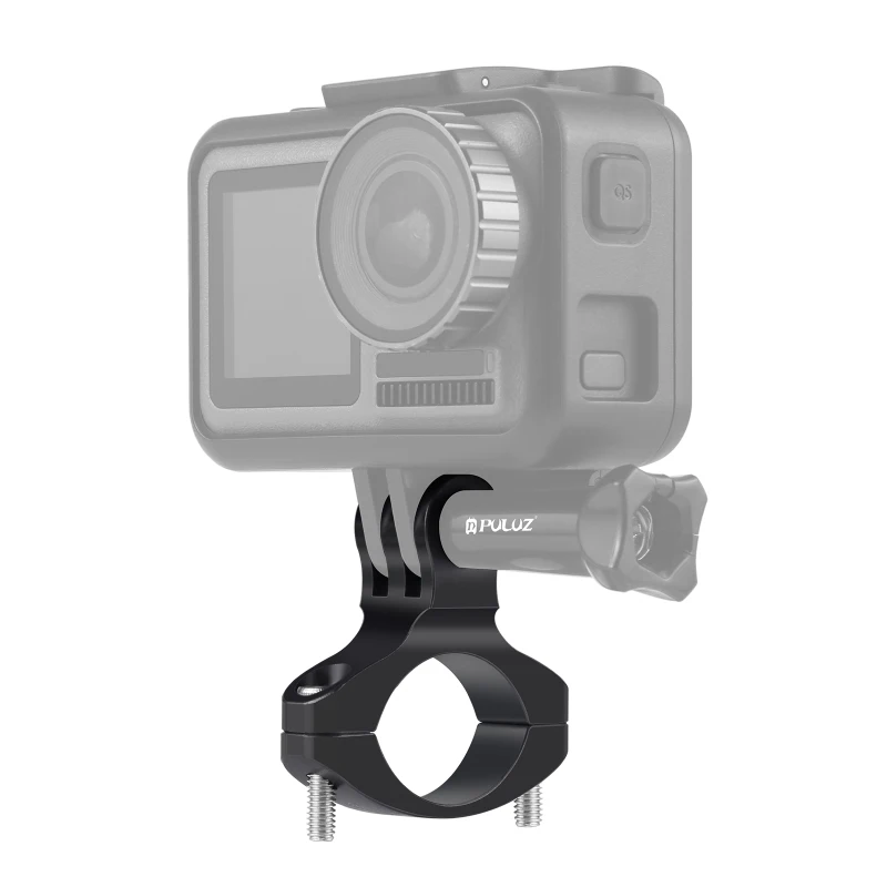 PULUZ Action Camera Bike Handlebar Adapter Aluminum Mount For GoPro Hero12 Hero11 Hero10 9 8 7, DJI Osmo and Other Action Camera