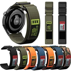 Garmin öncüsü için 22mm naylon saat kayışı 745 için Huawei/Samsung 22mm evrensel Watch Band Garmin Garmin active 3 müzik