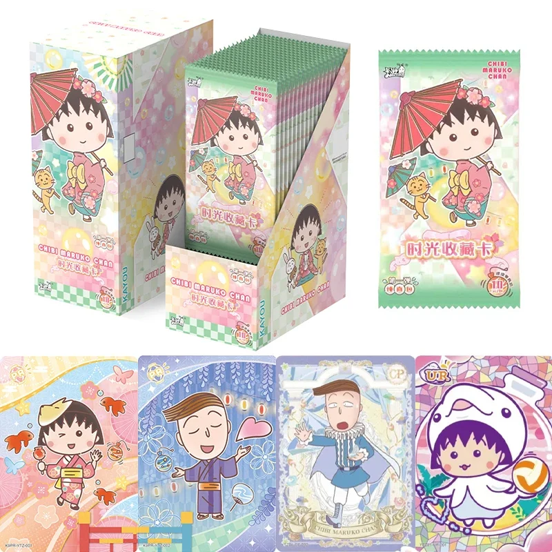 

KAYOU Genuine New Chibi Maruko chan Card Time Collection Cards Innocence Pack Rare BP PR Cards Anime Collection Card Toy Gift