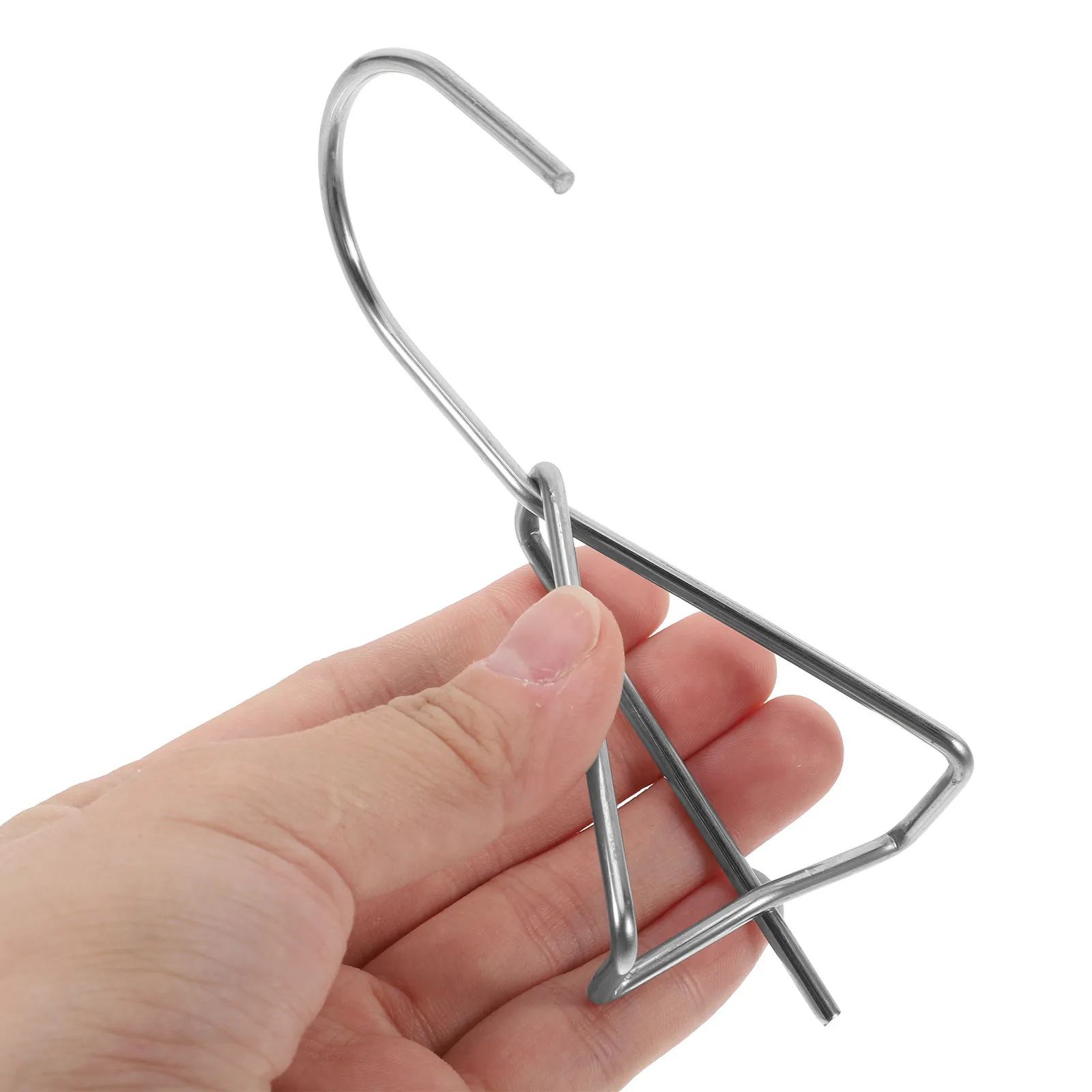 4Pcs Rustproof Stainless Steel Hanging Plant Hooks for Ceramic Pots Wall Mounted Flower Basket Hangers Indoor Balcony Garden Use view 5