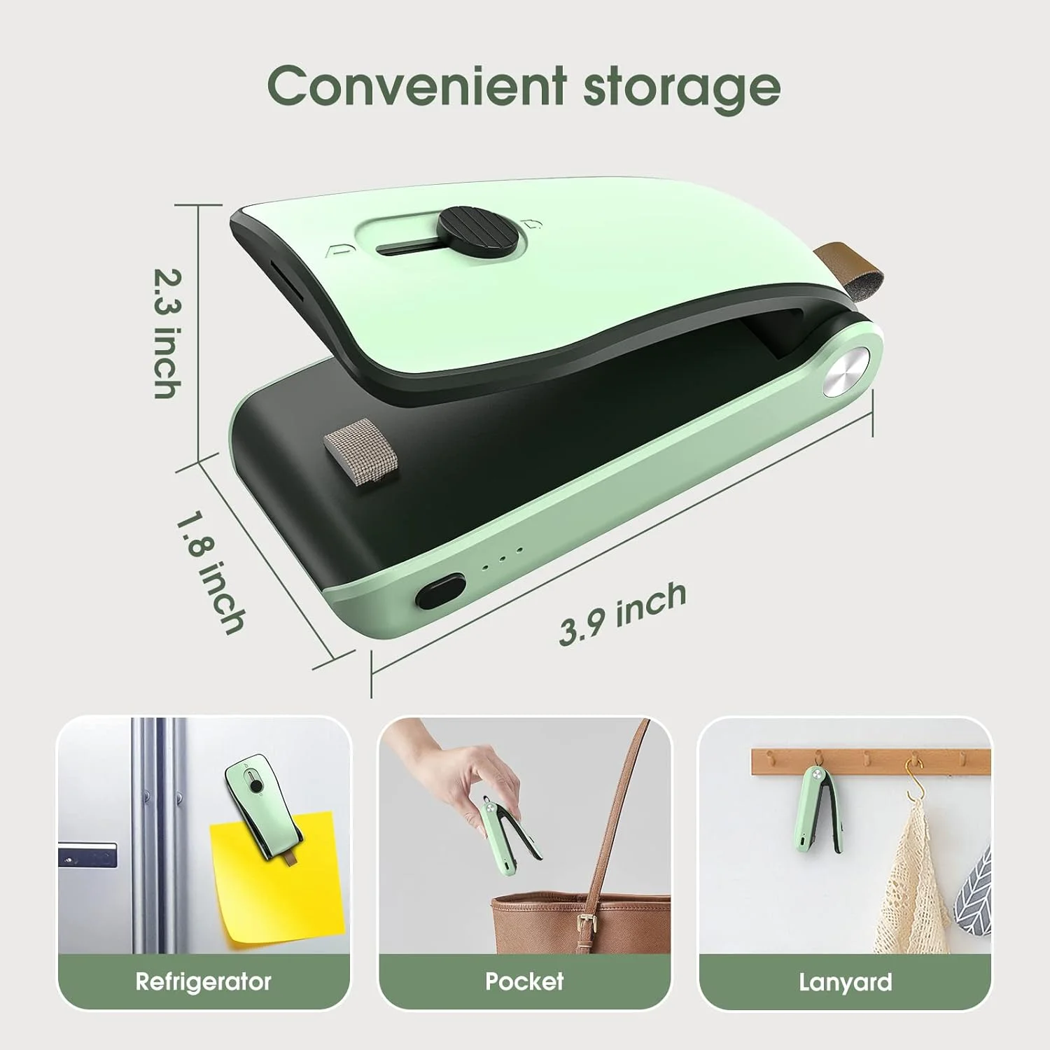 Мини-запайщик пакетов, перезаряжаемый термосварщик 2 в 1, портативная машина для запечатывания, вакуумный запечатщик пластиков, сохраняет пищевые чипсы Coo