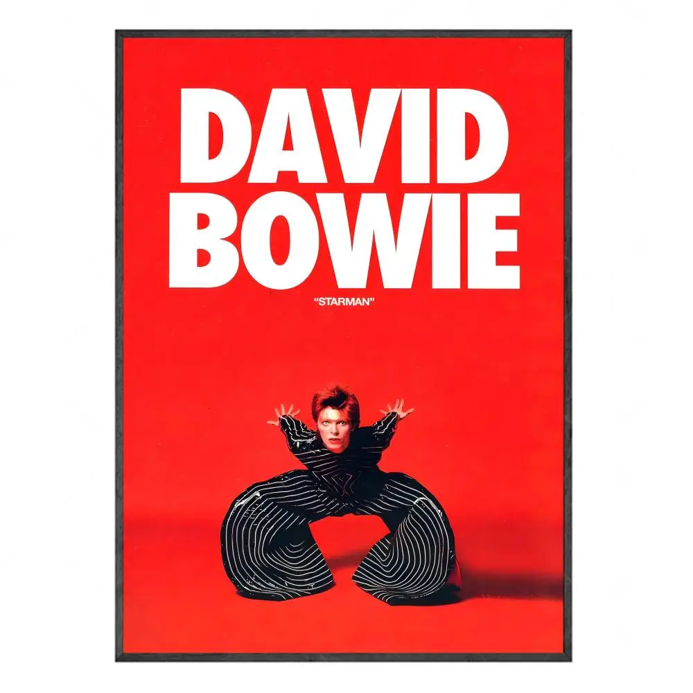 Retro Singer D-David B-Bowie Painting Calligraphy Poster Print Modern Decor Room Home Decor Canvas Art Pictures Home For Living