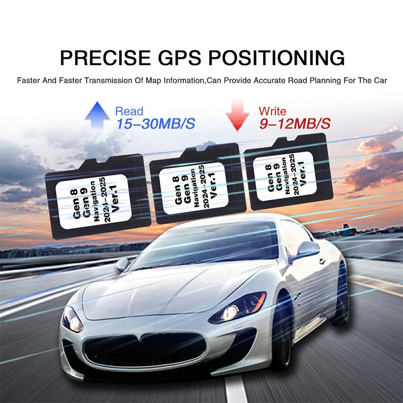 Latest 2024/2025 Update Maps Europe Britain GPS TF Card for Lexus CT/ES/GS/IS/LS/LX/NX/RC Vehicle Memory Card Anti Fog Sticker