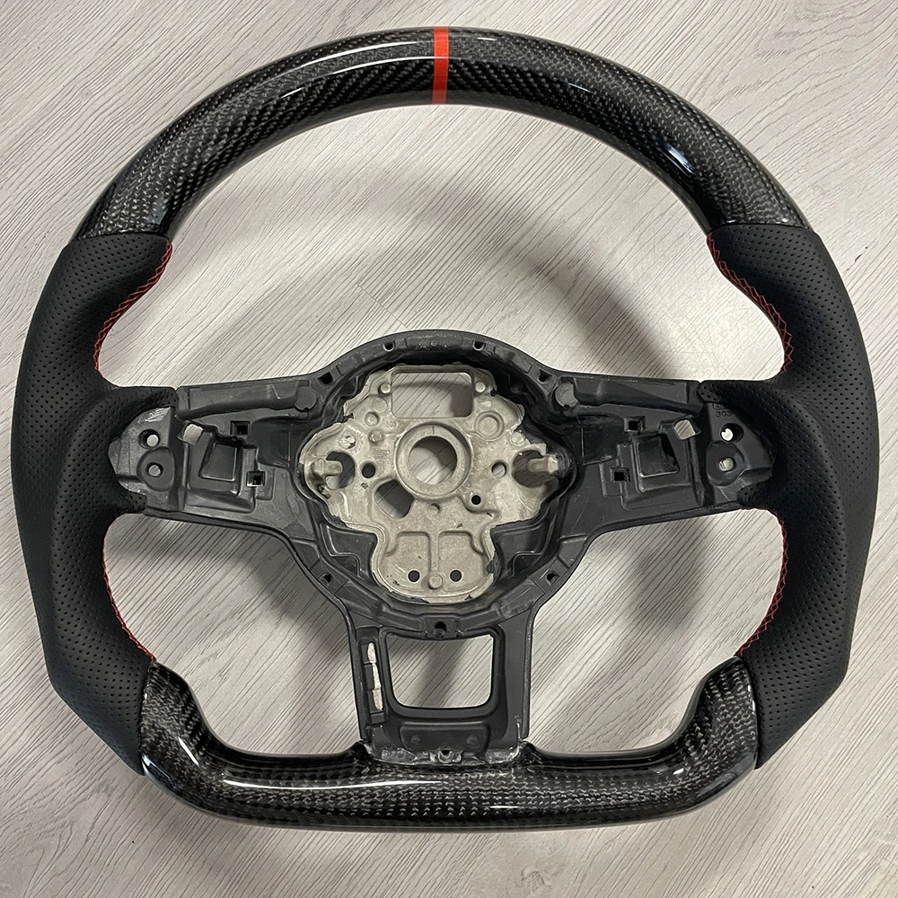 Auto stuurwiel geschikt voor VW Golf MK6 MK7 7.5 GTI GTD GTE R Polo Passat Tiguan Alcantara stuurwiel Auto Accessoires