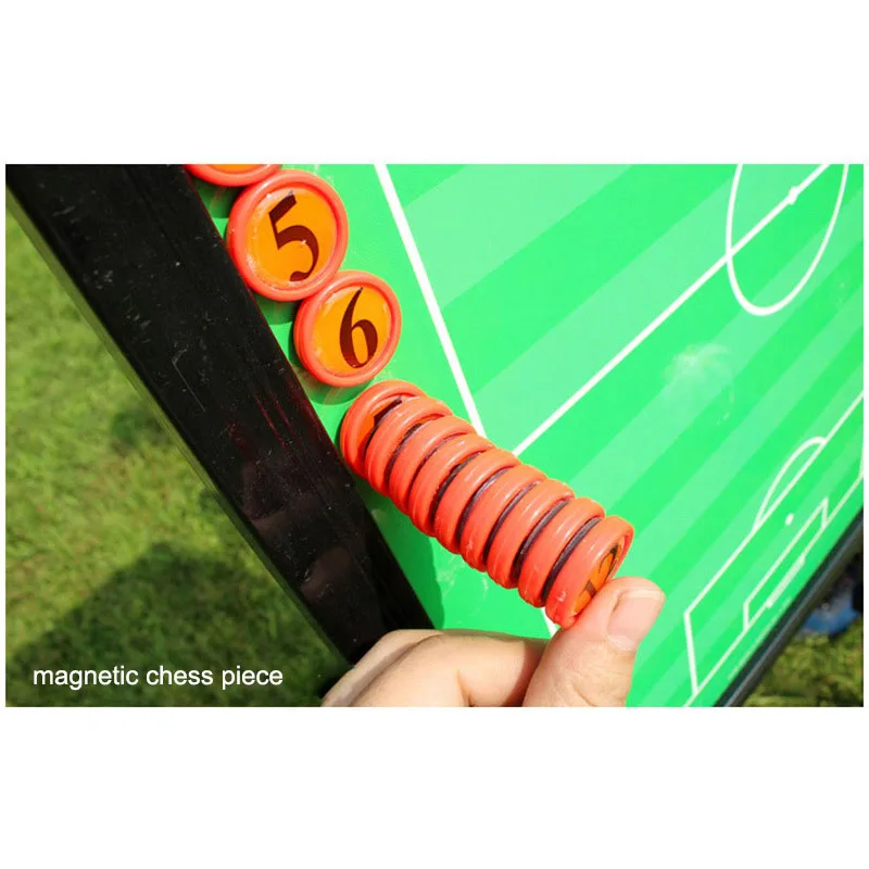 MK-866 Soccer Coaching Board With Holder Magnetic Football Coach Tactical Plate Tripod Retractable Super Big Book Se 615*460mm