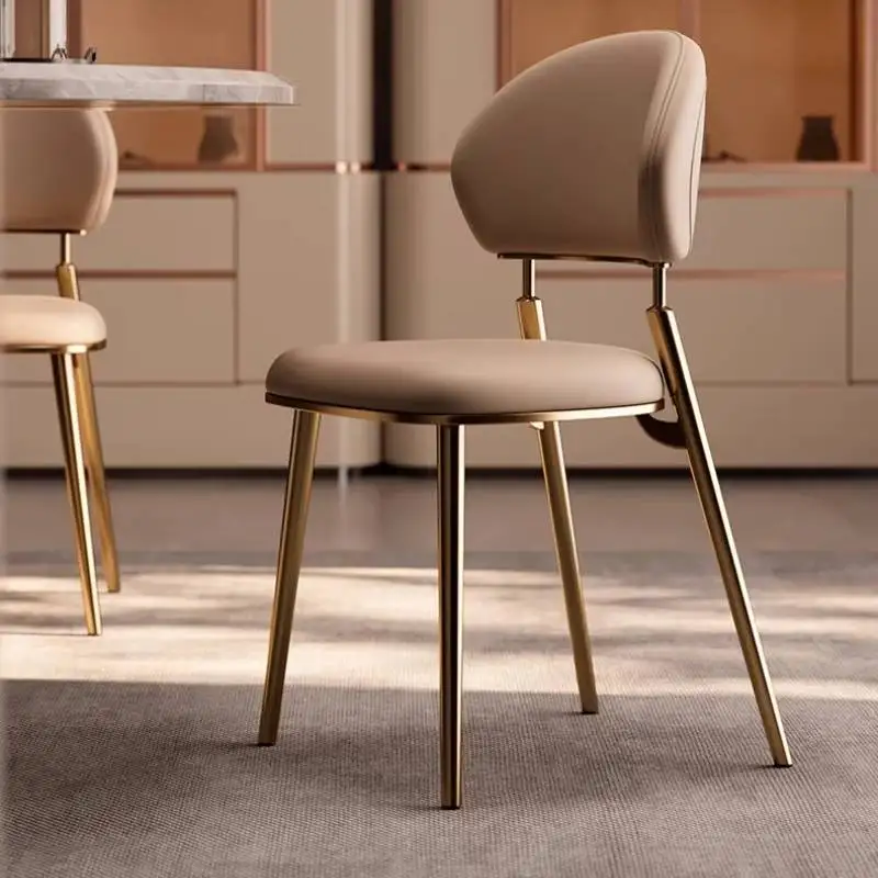 Sillas de Comedor para Hotel Hiroshima, Respaldo Elegante, Sillas Altas para Conferencias, Comedor, Oficina, Juegos, Silla de Comedor, Muebles