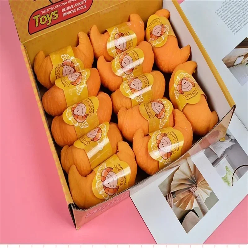 Croissant pain anti-Stress jouet sensoriel Fidget jouet anti-Stress Fidget jouet pour enfants et adultes délicat drôle presser cadeaux