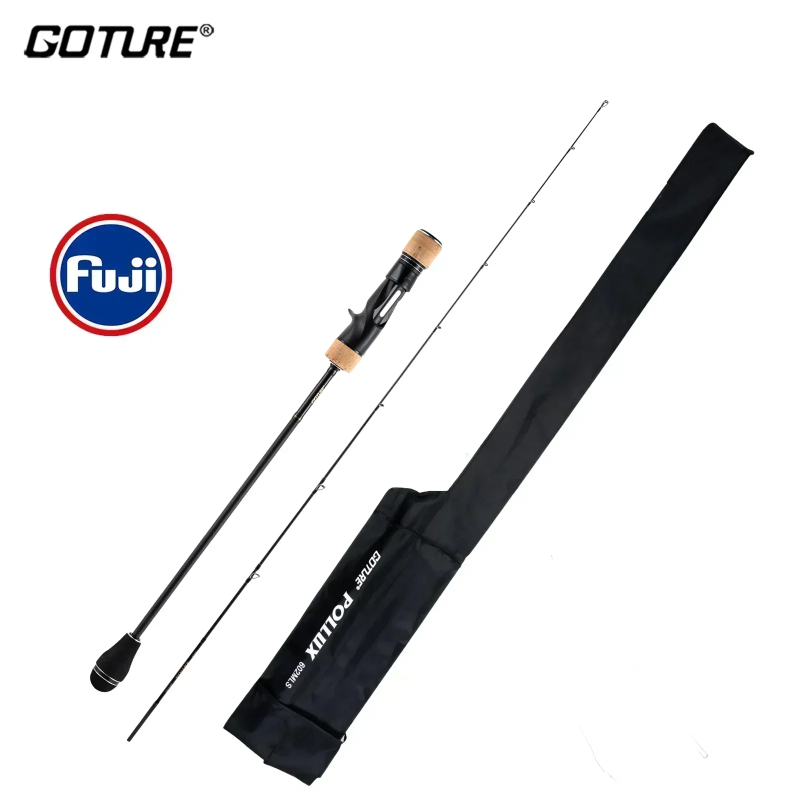 Goture POLLUX 슬로우 지깅 로드, 스피닝 베이트 캐스팅, 30T 후지 링 바다 낚싯대, 1.83m, 1.98m, 6...