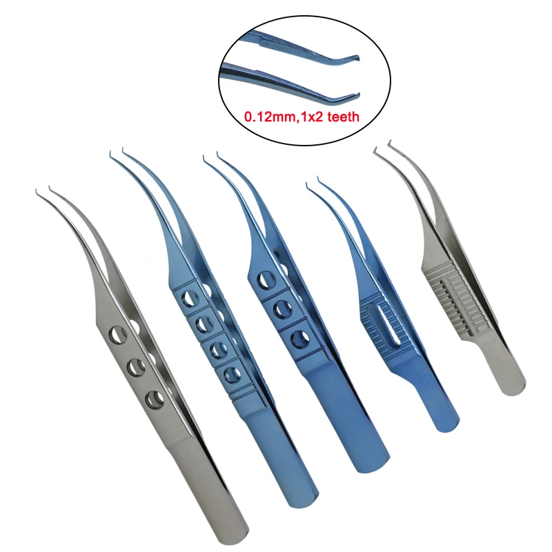 

GREATLH Ophthalmic Colibri Beaked Toothed Forceps Suture Ligation Forceps Ophthalmic Instrument Surgical Instrument 1pcs