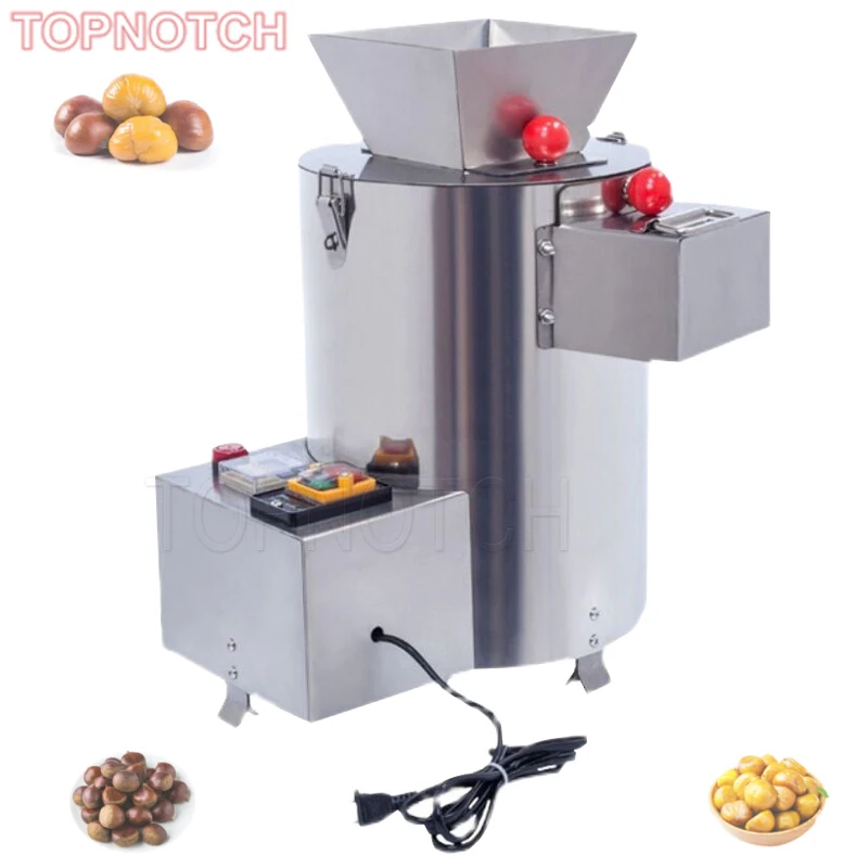 Automatic 220v Electric Chestnut Sheller Commercial Chestnut Peeling Machine