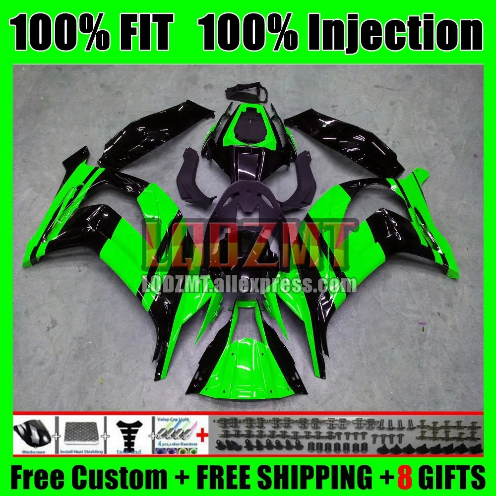 Kit For KAWASAKI NINJA ZX-10R ZX1000 2016 2017 2018 2019 2020 62No.153 ZX 10R 1000 10 R Light Green ZX10R 16 17 18 19 20 Fairing