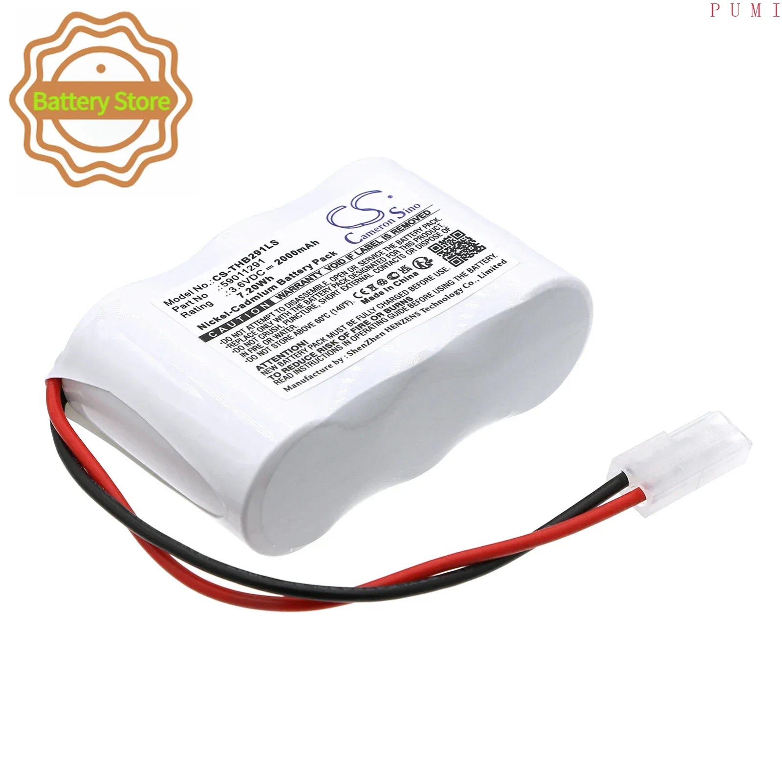 CS Replacement Battery for Thorn Voyager Blade 2,96633305,96633308,Blade 2 E3D PN:59011291 2000mAh / 7.2Wh