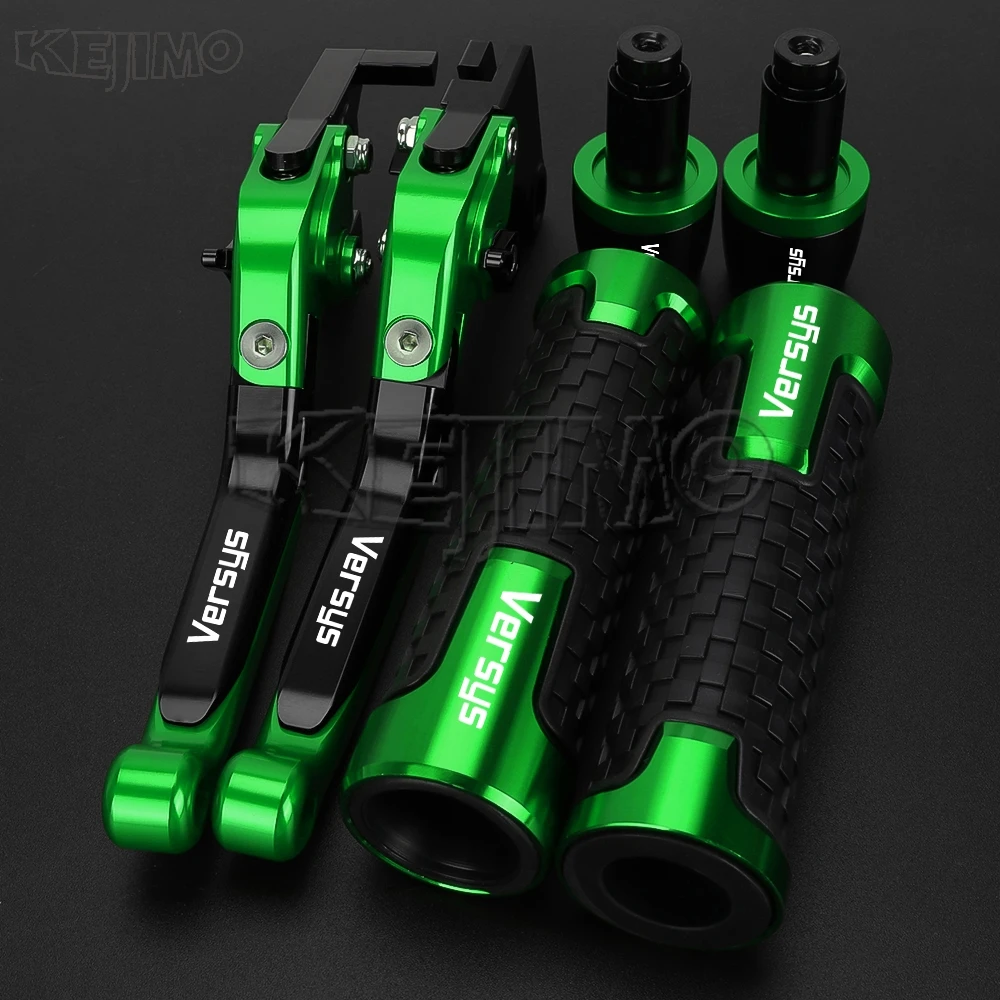 

For KAWASAKI VERSYS1000 VERSYS 1000 2012 2013 2014 Motorcycle Foldable Adjustable Clutch Brake Lever Handlebar Grips Ends Set