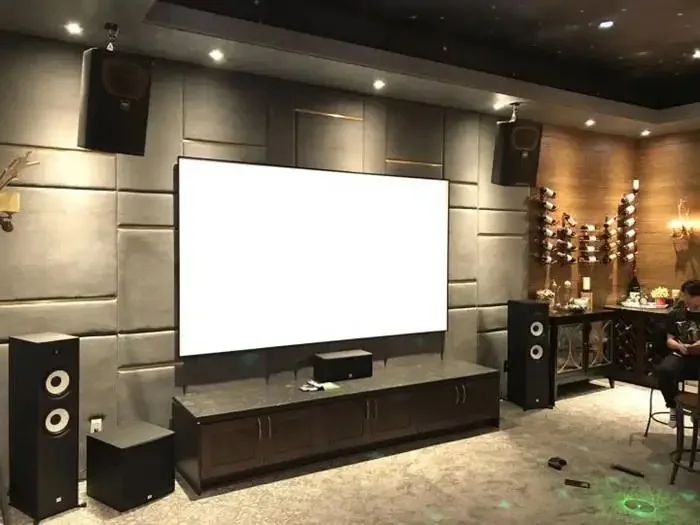 HD Cinema White Indoor Projector Screen for Dark Room