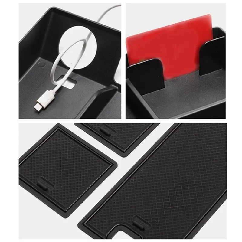 A19F-1 قطعة وحدة التحكم المركزية مسند الذراع صندوق صندوق تخزين منظم البلاستيك لوازم السيارات ل Lixiang L7 L8 L9 2022 2023 #2