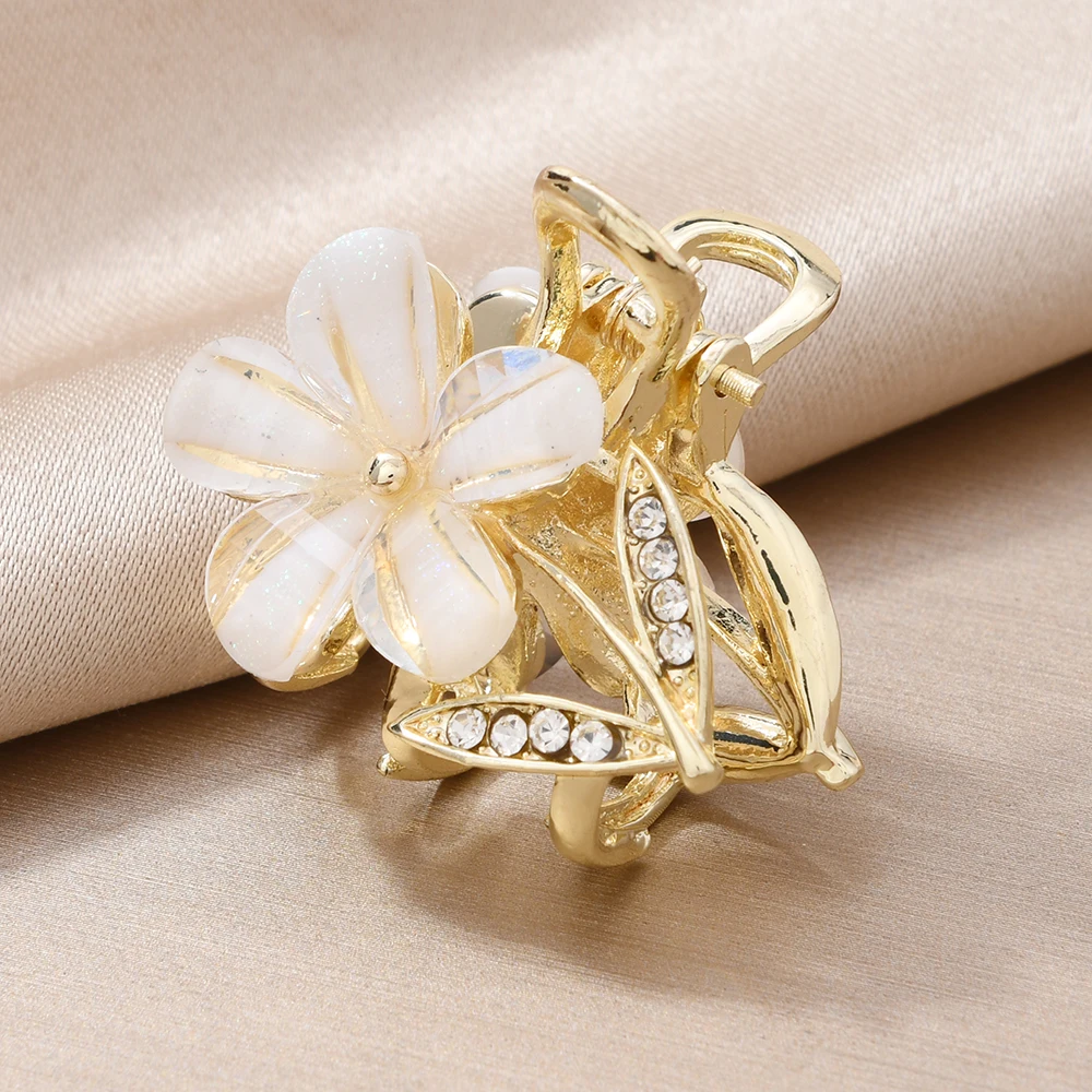 Elegant butterfly hairpins, simple and popular flower claw-shaped clips, flower & butterfly hairpins, women's accessories