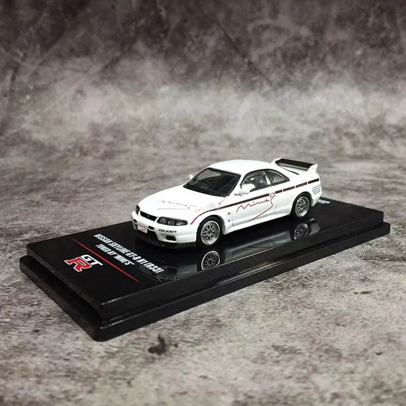 Inno 1:64 Modell auto Skyline GT-R n1 (r33) Legierung Druckguss Fahrzeug-weiß