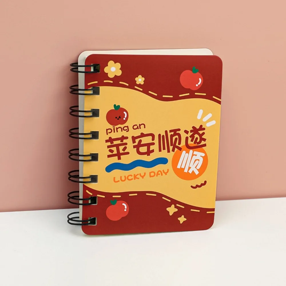 Fruit Blank Loose-leaf Notepad Cartoon To Do List Spiral Notebook Time Organizer Smooth Writing Schedule Planner Notepad