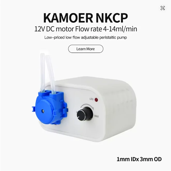 Original Kamoer Peristaltic Pump NKCP-S04B(4~14ml/min) NKCP-S10B(19~65ml/min) NKCP-B08B(14.6~41.5ml/min)