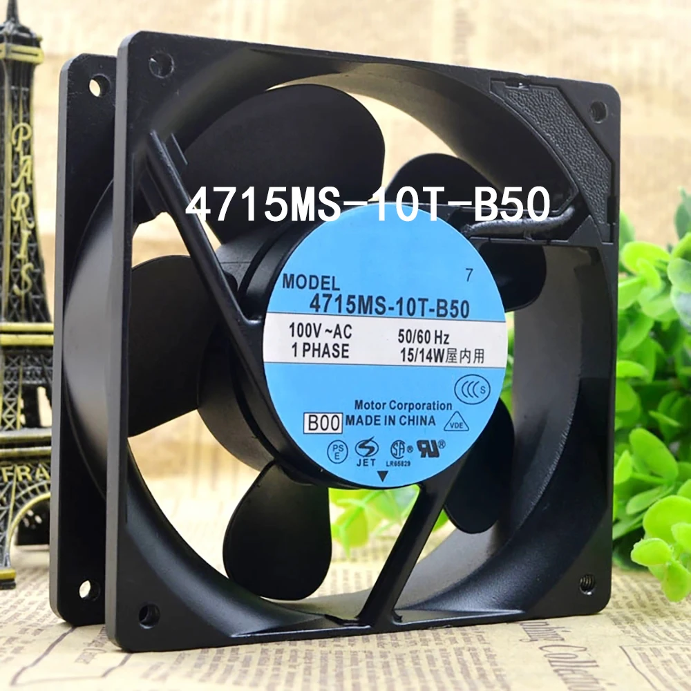 Cabinet 4715MS-10T-B50 100VAC 15/14W 50/60HZ 1Phase 120*120*38mm Silent Cooling Fan