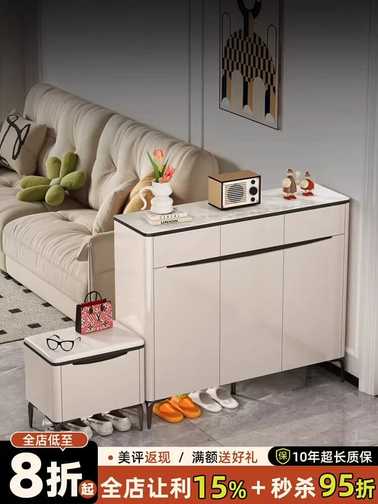Shoe cabinet household door 2026 new popular porch cabinet enters the door living room simple modern locker