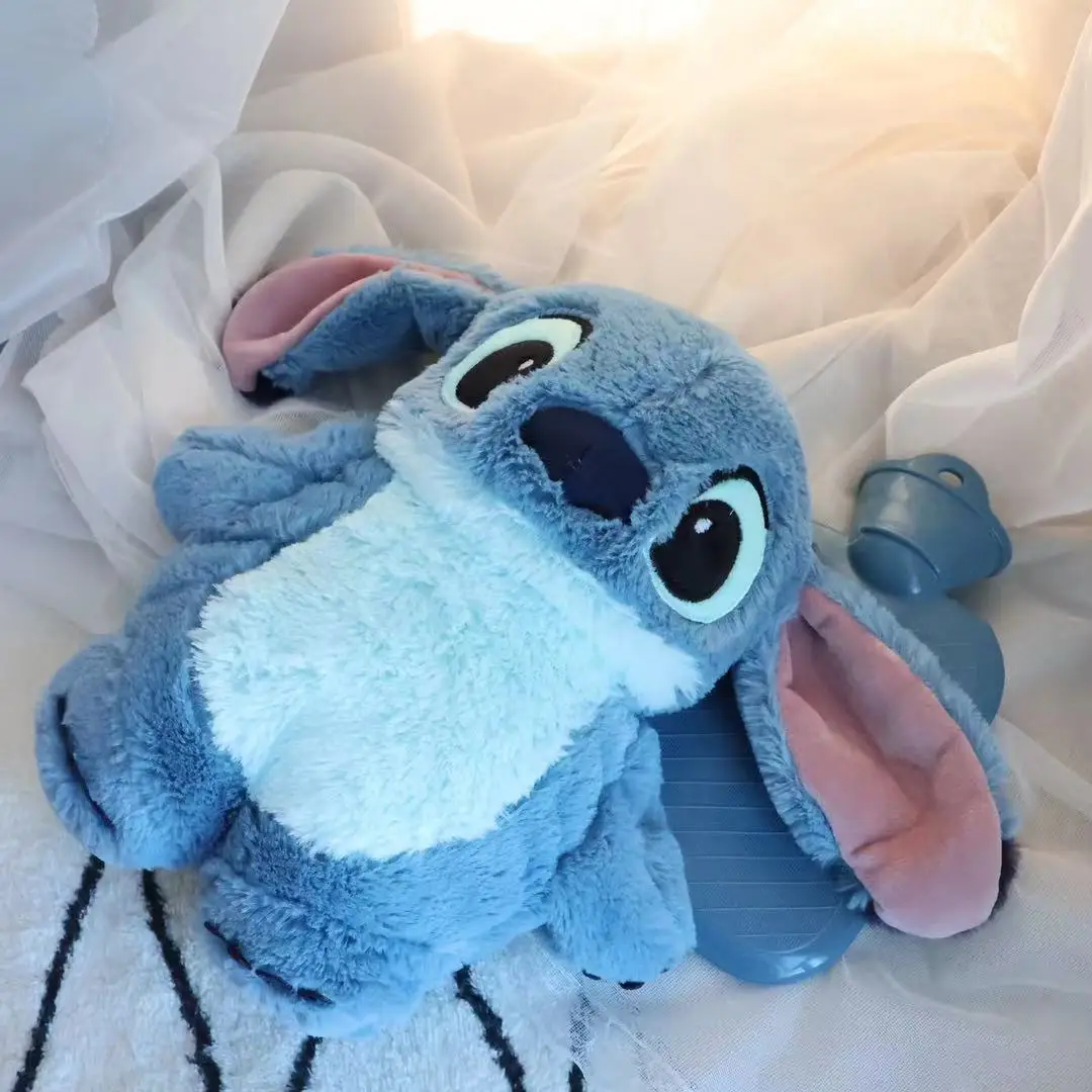 Disney-Stich Anime Hand warme Flasche, heißes Wasser, Frauen flaschen, Kawaii, Turo, Lilo, Mädchen wärmer Monster Plüschtiere Geschenke