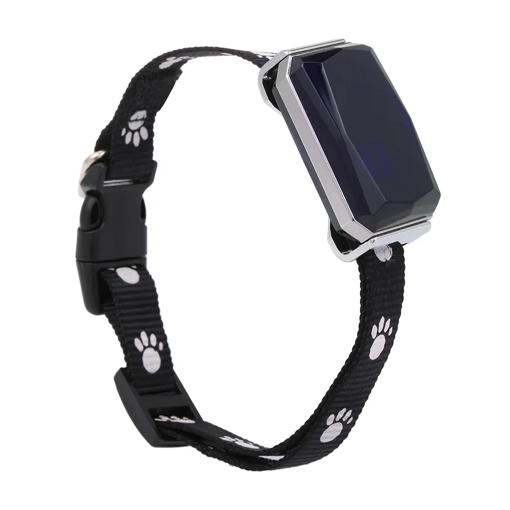 Smart Portable GPS Tracker Smart Pet Collar IP67 Waterproof AGPS Wifi LBS Lightweight Real Time Locator for Dogs Cats
