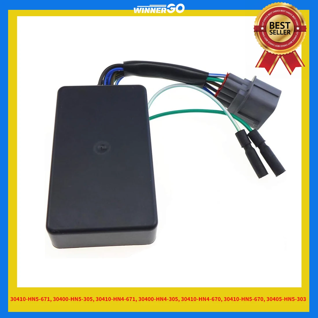 

ATV CDI Box for Honda Rancher 350 TRX350 FE FM TE TM 2000-2005 TTRX350FE 10 Pins DC Ignition CDI Box 30405-HN5-303 30410-HN5-671