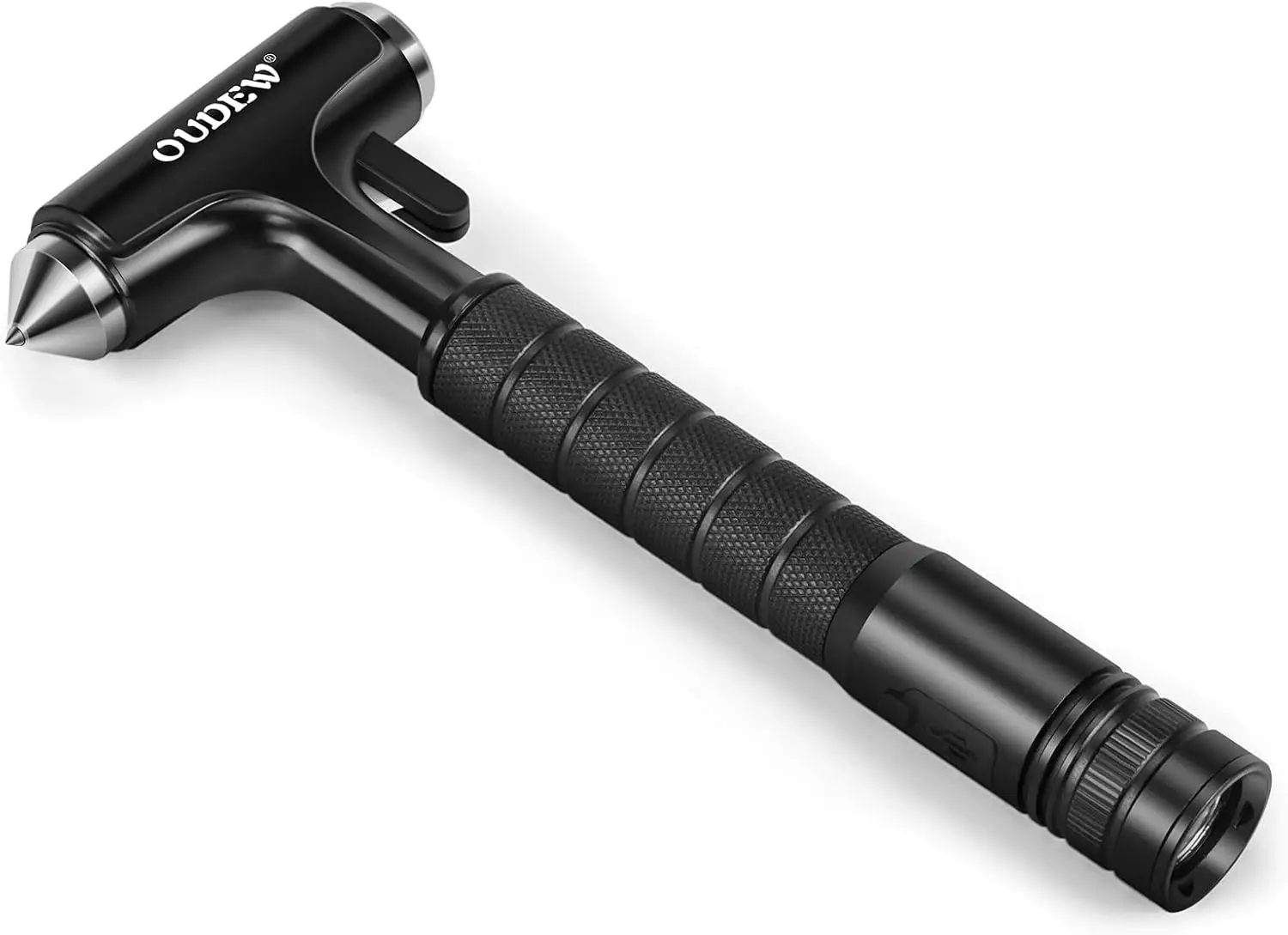 

Car Safety Hammer with Glass Breaker, Seat Belt Cutter, and Light for Emergency Auto Escape