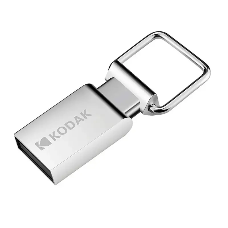 

USB флеш-накопитель KODAK 64 ГБ, металлическая ручка-накопитель, креативный персональный автомобильный музыкальный высокоскоростной USB флешка, подарок