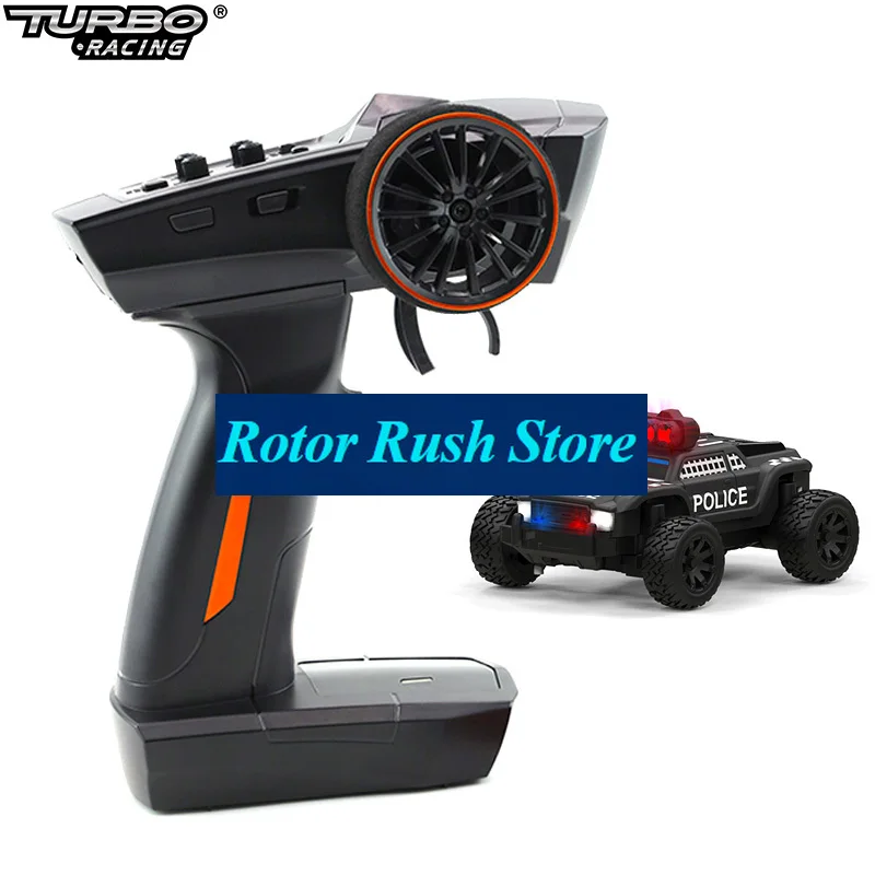 RoRuSTurbo Racing 1:76 C82 RC Truck Car Mini Full Proportional RTR Car Toys With Cool Lights For Kids And Adults Gift