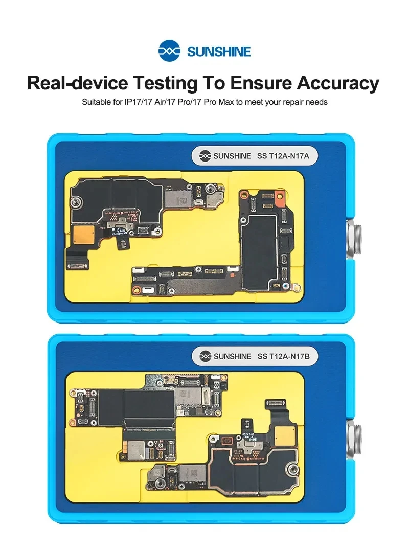 

SUNSHINE SS-T12A-N17A/N17B Ремонт нагревательного модуля материнской платы для iPhone 17, наслоение материнской платы серии