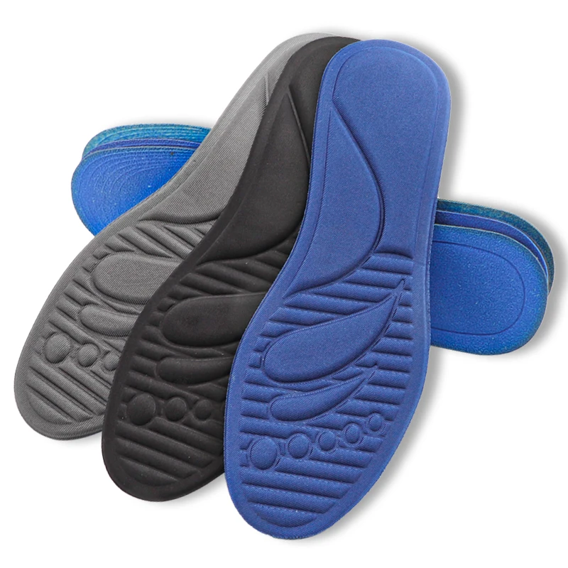 

4D Massage Shock Absorption Orthopedic Insoles Memory Foam Shoes Insole Arch Support Insoles for Feet Fasciitis Relief Shoe Pads