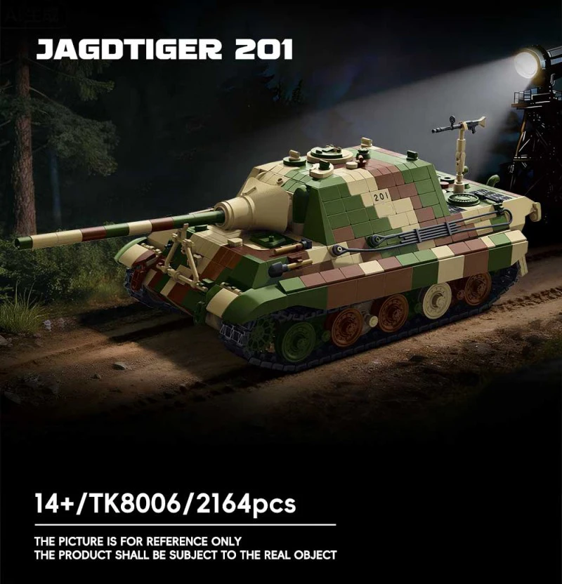 Zware tankvernietiger gepantserde voertuig bouwstenen modelkit DIY stenen collectie educatief speelgoed cadeau voor kinderen jongens