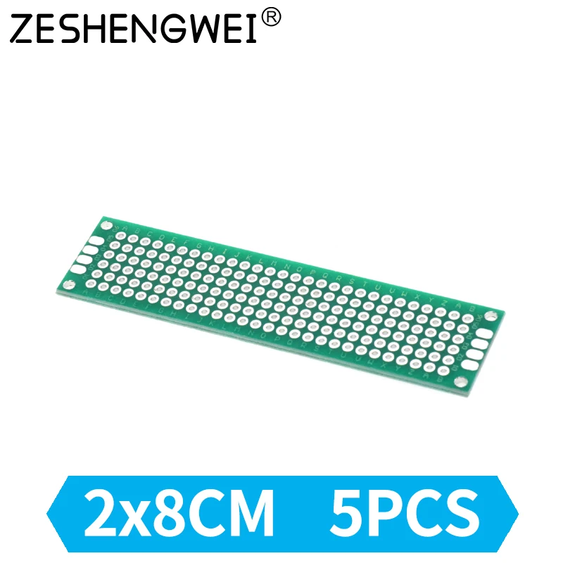 5PCS/Lot PCB Kit 7x9 5x7 4x6 3x7 2x8cm Double Side Copper Prototype pcb Universal Board electronic diy kit