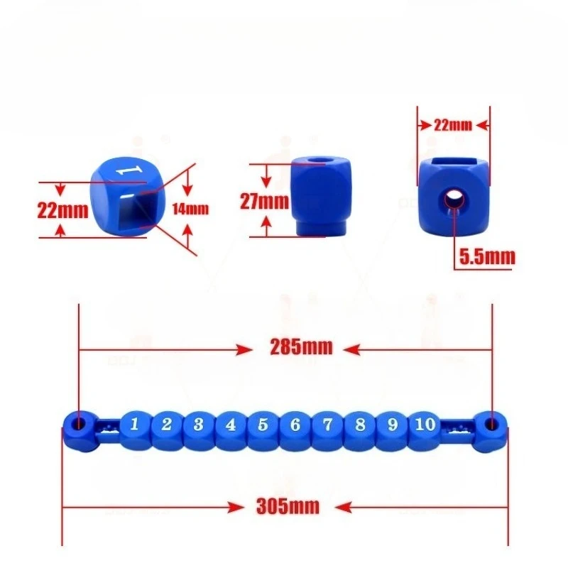 

Table Football Machine Score Strip Counter, Multifunctional Grid Score Bar for Table Soccer Game Sports Equipment Accessories