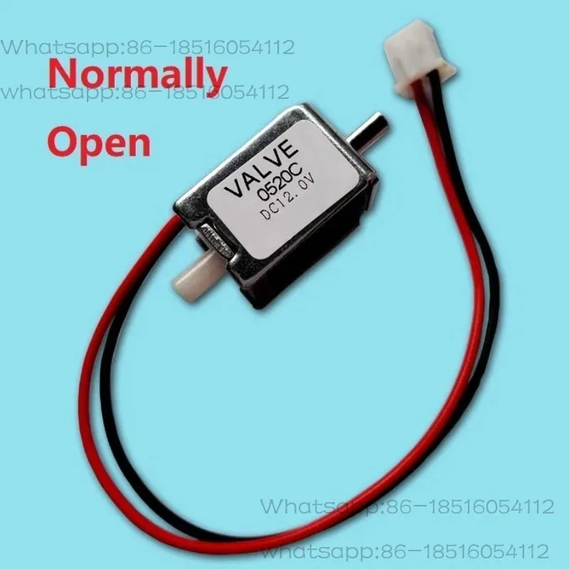 DC 6V 12V 24V Tiny Mini Solenoid Valve Normally Open NO Two-way Air Valve Gas Escape valve