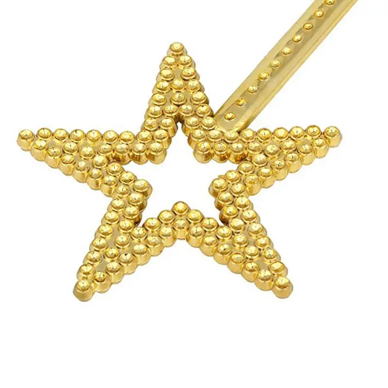 1pc Magic Wand For Kids Golden Silver Star Wand Fairy Princess Angel Wand Sticks For Girls Costume Birthday Party Wedding