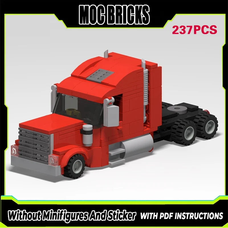

City Car Model MOC Building Bricks Classic City American Truck Modular Technology Gifts Holiday Assemble Children Toys Suit