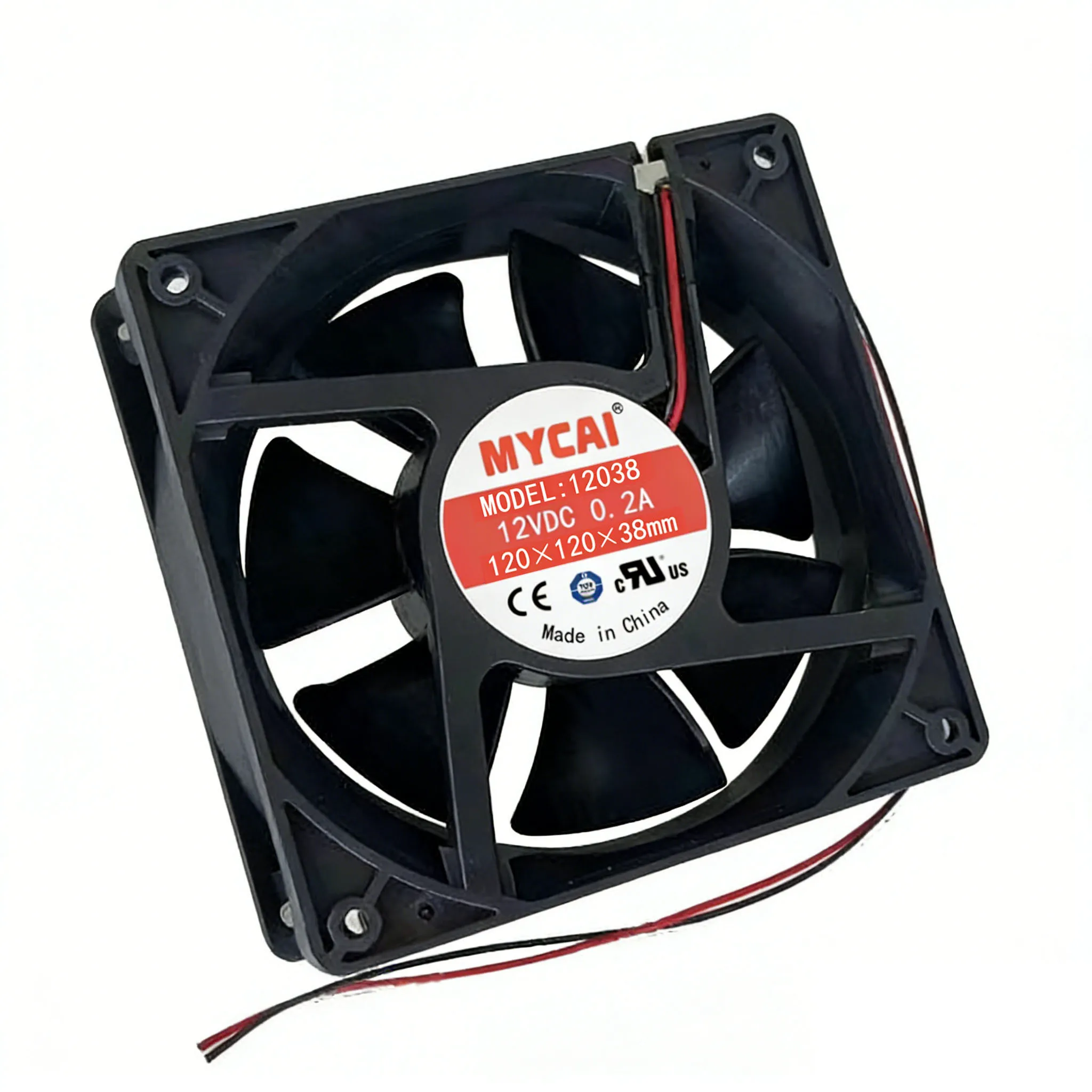 Ventilador Inversor 120*120*38mm 12038 Ventilador Axial Silencioso 12V 24V Baixo Ruído Alta Vazão de Ar para Gabinete de Computador