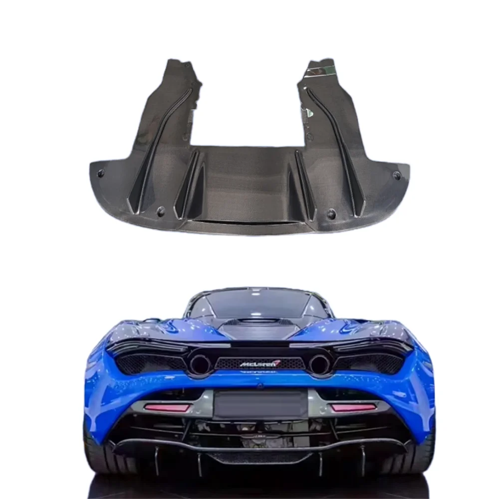 

Высококачественный OEM-стиль из углеродного волокна для McLaren 720S, внешние аксессуары, автомобильный бампер, задний диффузор, комплект кузова