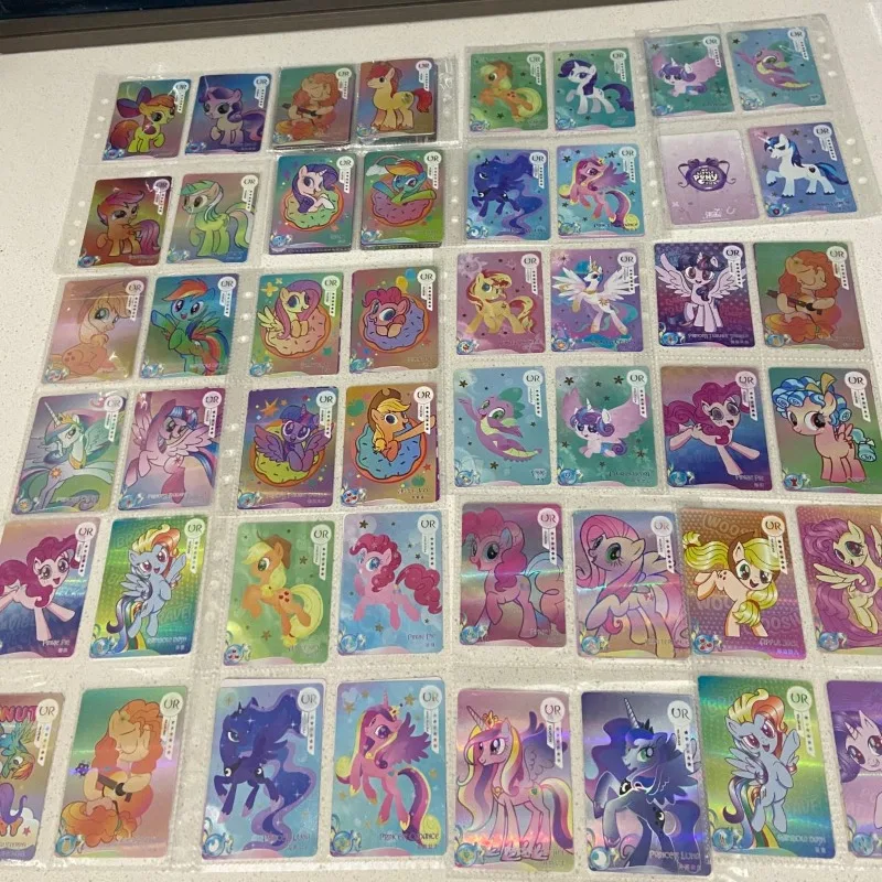 Genuine Licensed Hasbro Kayou My Little Pony Holographic Shiny Cards UR HR SSR Rare Trading Cards Trending Collectible Gift